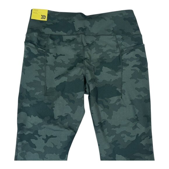 All in Motion Women’s Camo Premium High-Waisted 7/8 Leggings Green XXL - Picture 6 of 7
